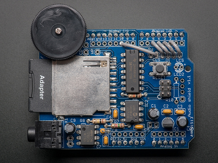 Adafruit Adafruit Wave Shield for Arduino Kit - v1.1 - Arduino Shield Board - 94
