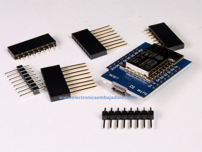 Wemos - D1 Mini WiFi ESP8266 Conexão micro USB - D1 Mini NodeMcu Lua WIF