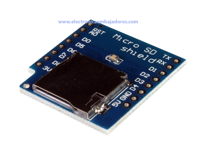 Wemos - D1 Mini WiFi ESP8266 conexión micro SD