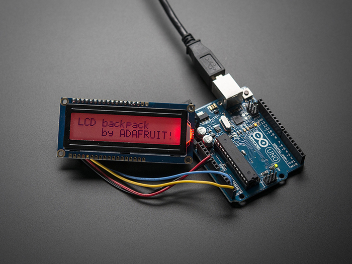 Adafruit - Módulo Conversor para LCD Paralelo às Séries I2C ou SPI - 292