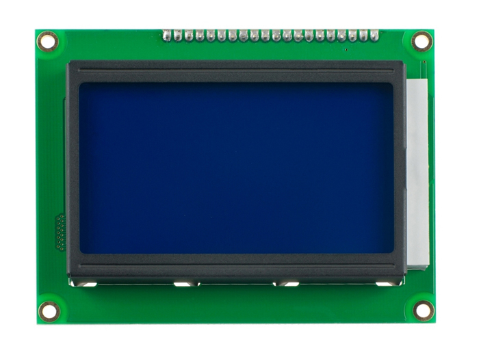 LCD Graphic Display Module 128 x 64 - Blue Background - LCD12864