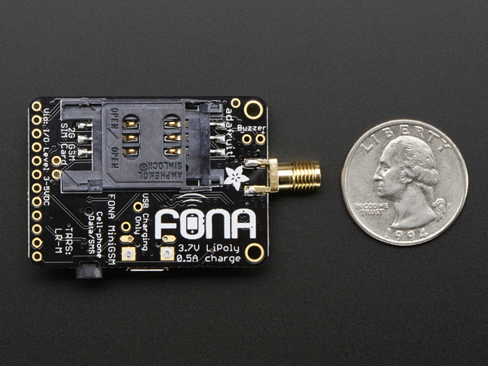 Adafruit Fona - Módulo GSM Quad Band - Version SMA v1 - 1963