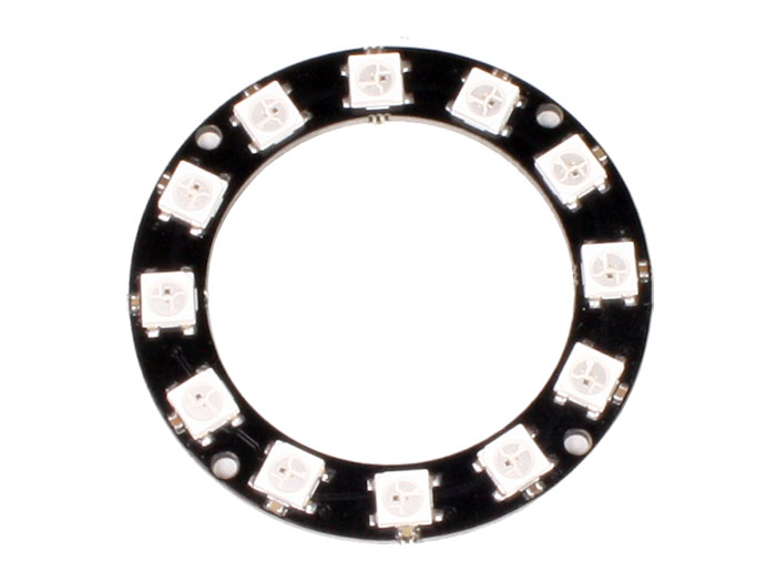 Ring LED Display Module - 12 x WS2812 5050 RGB - 1643