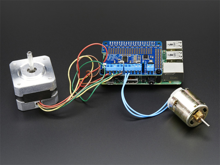 Adafruit 2348 - Driver pour Moteurs Continus et Pas à Pas pour Raspberry Pi