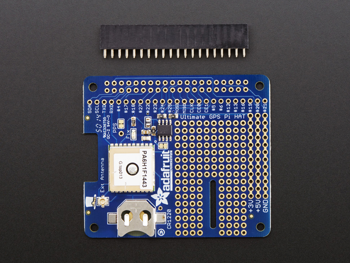Adafruit 2324 - Ultimate GPS HAT para Raspberry Pi A+/B+/Pi 2/Pi 3