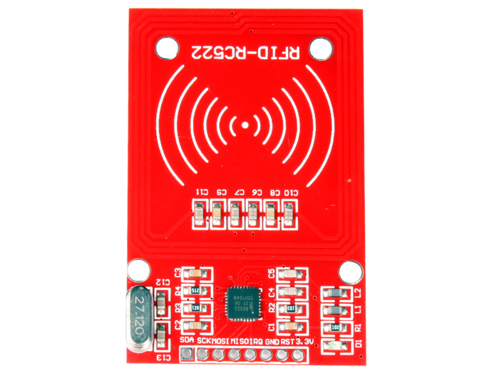 Lector RFID RC522 con llavero y tarjeta – Sumador