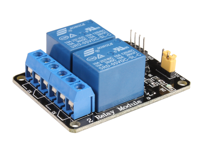 5 V - 10 A - 2 Channel Opto Isolated Relay Board