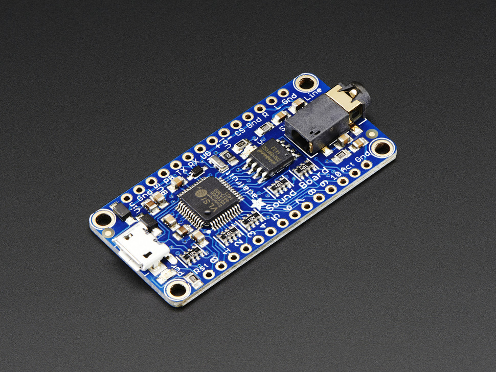 Adafruit - Module Son FX Audio - WAV-OGG TRIGGER - 16 Mb - 2220