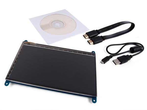 Tela TFT 7” Tátil - 800 x 480 px - HDMI - VMP402