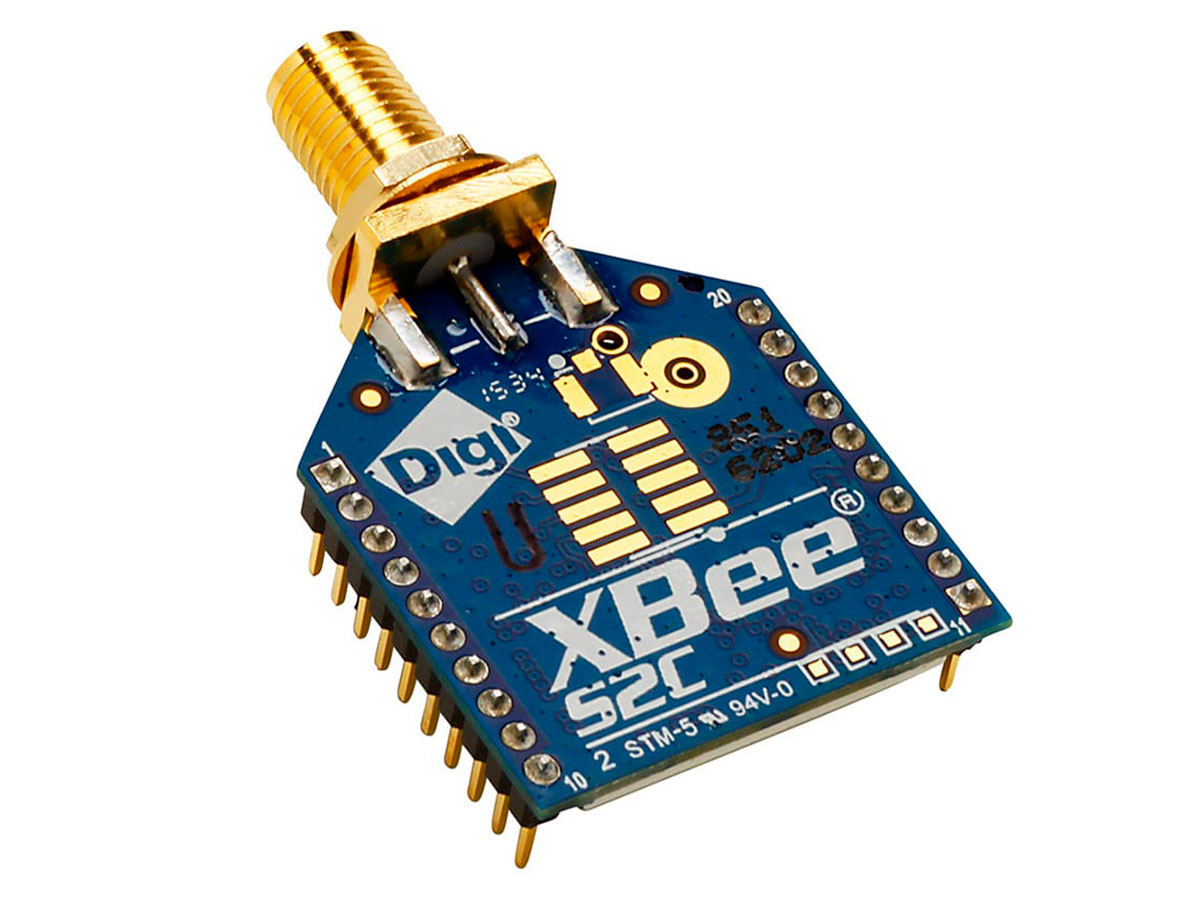 Digi Xbee Zigbee 802.15.4 ZB S2C - Módulo Xbee 3,1 mW con Conector RP-SMA - XB24CZ7SIT-004