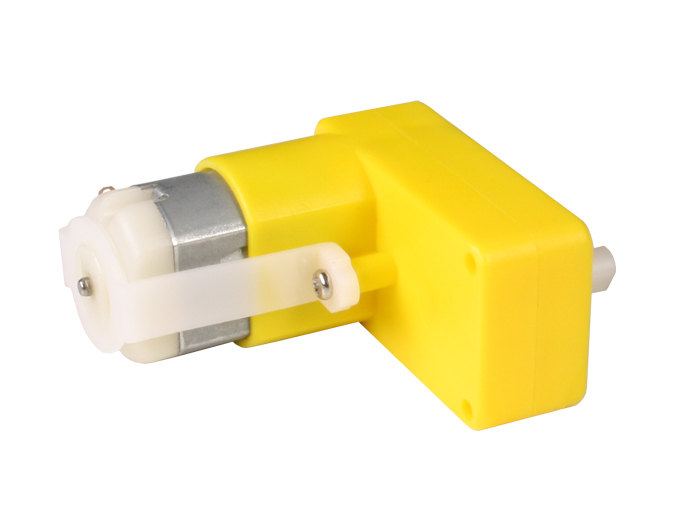 Geared Miniature Motor 3..6 V - 48:1 - 90°