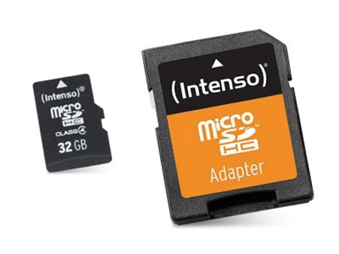Intenso 3413480 - Carte Mémoire microSD/SD - 32 Gbyte - Classe 10