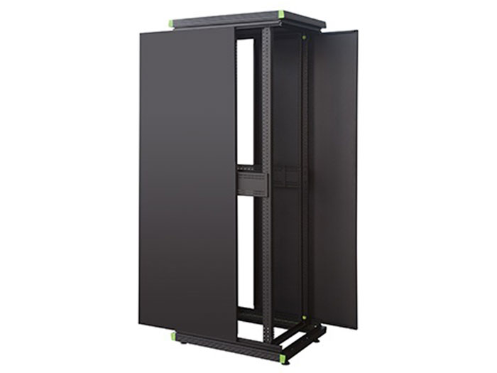 Retex Reto - Floor Mount Rack Enclosure Cabinet - 42U A600 F1000 - Mesh Doors - 32360542
