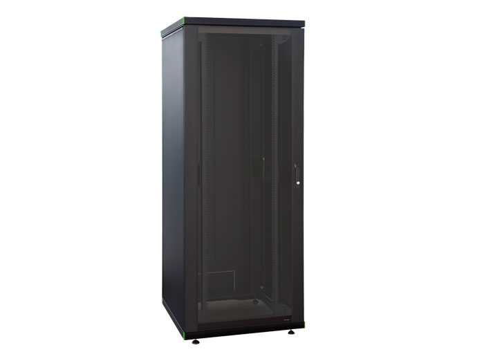 Retex Reto - Floor Mount Rack Enclosure Cabinet - 42U A800 F600 - Glass Door - 32361342