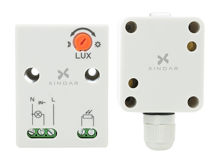 Xindar Sekkyur-Sol-Split - Interruptor Crepuscular - Relé Fotoeléctrico 3300 W