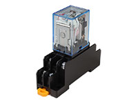 LY2NJ - Medium Power Relay DPDT 2 CO 230 V and DIN Rail Socket