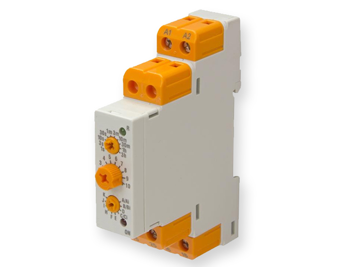 Selec 600XU-A-1-CU - Relais chronométré Multi-fonctionnel 13 modes - 20..240 Vca 12..240 Vcc - 600XU-A-1-CU- 0,1 s à 3 h