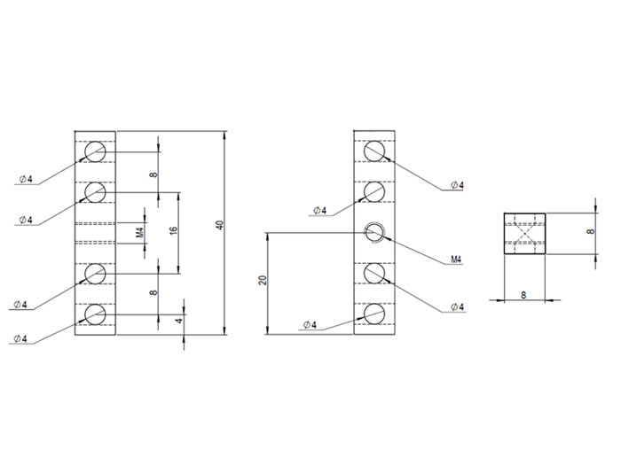 Makeblock - Viga M4 x 40 - 61110
