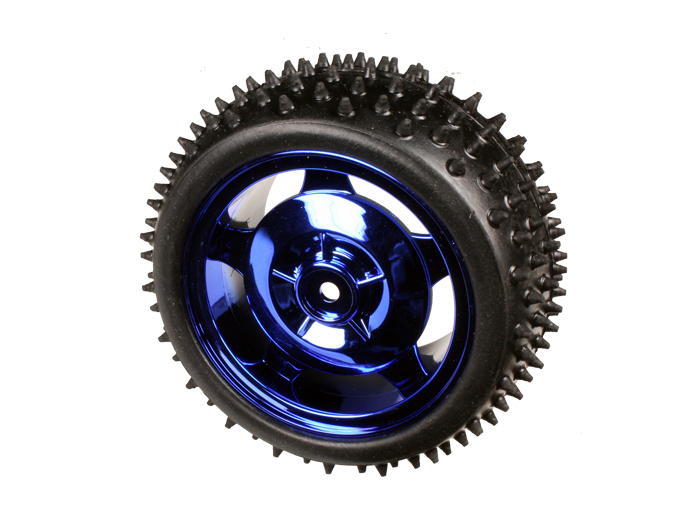 Rueda todo terreno 85 mm 4WD-2WD - Azul