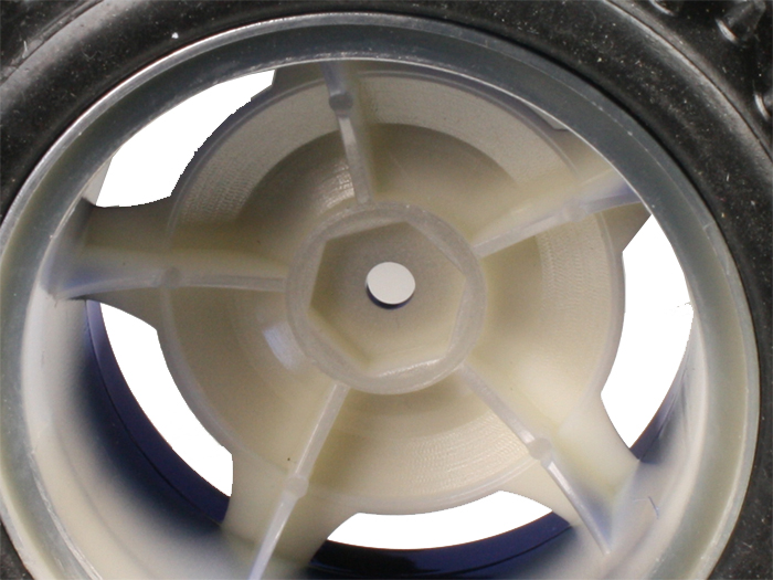 Roda todo-o-terreno 85 mm 4WD - 2WD - Prata