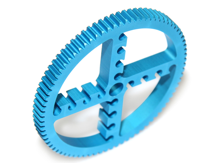 Makeblock - Roda Transmissão com Dentes 80T (80 Dentes) - Azul - 83430