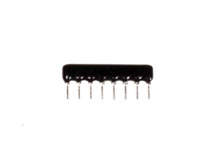 Resistencia Array SIL 4 Independientes 27K Ohmios - 4608X-102-273