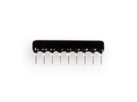 SIL Resistor NetworK and array 8+1 common 27 KOhms