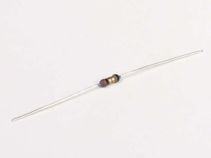 Resistencia Película de Carbón ¼ W - 1 Ohmio