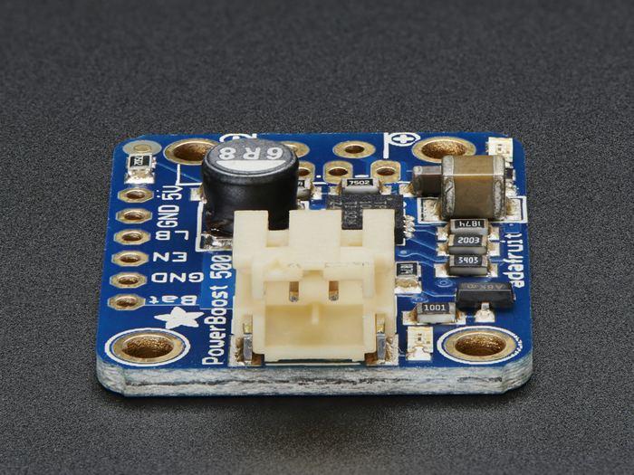 Adafruit Powerboost 500 Basic - Convertidor DC-DC - In: 1,8 .. 3,7 V - Out: 5 V - 500 mA - 5V USB - 1903