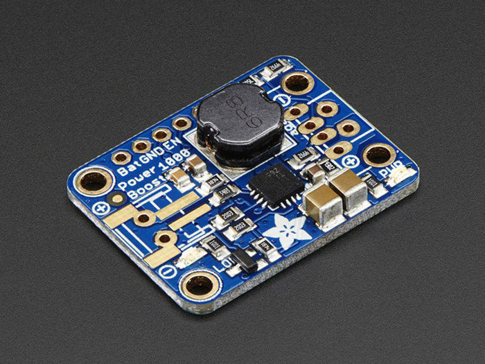 Adafruit Powerboost 1000 Basic - Conversor DC-DC - In: 1,8 .. 3,7 V - Out: 5 V - 1000 mA - 5 V USB - 2030