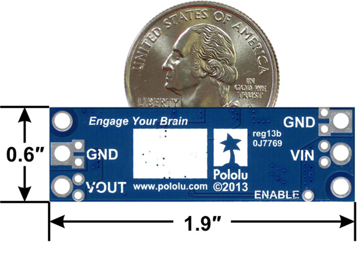 Pololu 24V Step-Up Voltage Regulator U3V50F24 - Convertidor DC-DC - In: 2,9..12V Out: 24 V - Elevador de tensión - U3V50F24 - 2569