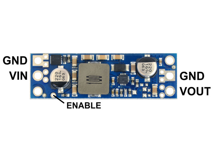 Pololu 24V Step-Up Voltage Regulator U3V50F24 - Convertidor DC-DC - In: 2,9..12V Out: 24 V - Elevador de tensión - U3V50F24 - 2569