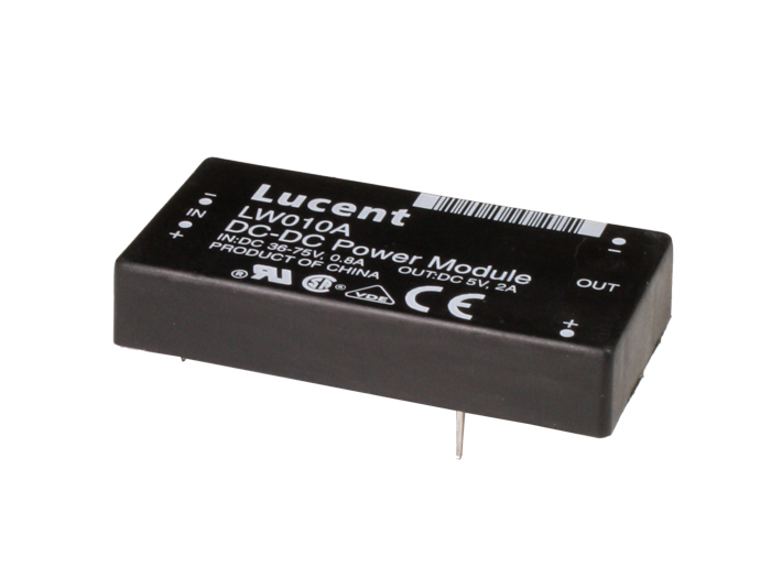 Lineage Power LW010A - Converter DC-DC - In: 36 .. 75 V - Out: 5 V - 2 A - LW0010A