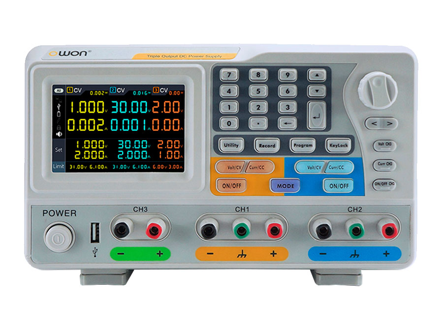 Owon OPD6033 - Fuente de Alimentación Laboratorio Programable 2 x 0-60 V - 0-3 A y 0-6 V - 0-3 A