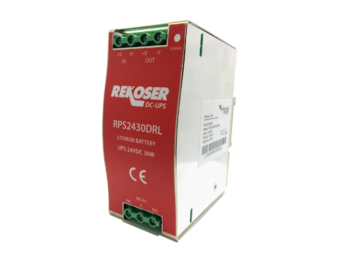 Rekoser RPS2430DRL - SAI Corriente Continua Carril Din 24 VDC - 30W - con Bateria de Litio Interna