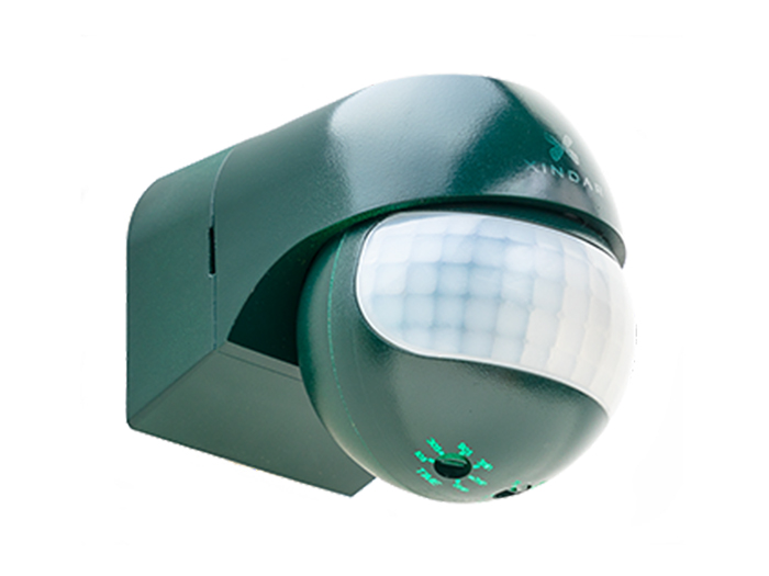Xindar SEKKYUR-NANO GR - Détecteur de Mouvement PIR - Montage Mur - Intérieur-Extérieur - Verte