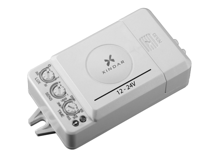 Xindar FUKASHYLV - Détecteur de Mouvement PIR - Micro-Ondes - 12-24 Vcc