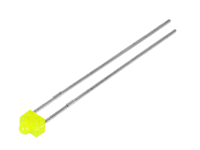 Diodo LED 1,8 mm - Difuso Amarillo - L-2060YD