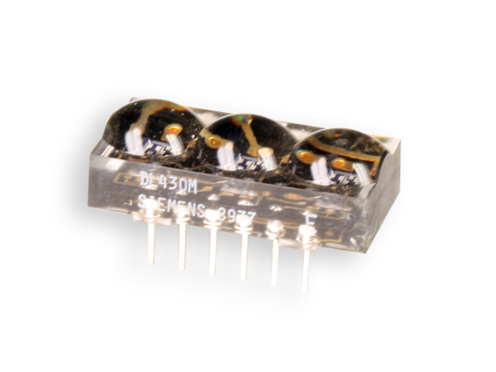 DL430M - Display Numérico 3 Dígitos - Vermelho