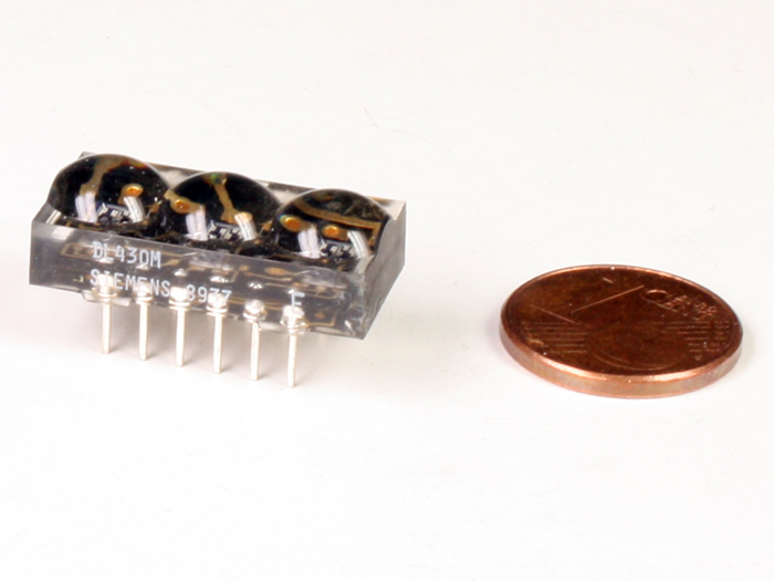 DL430M - Display Numérico 3 Dígitos - Vermelho