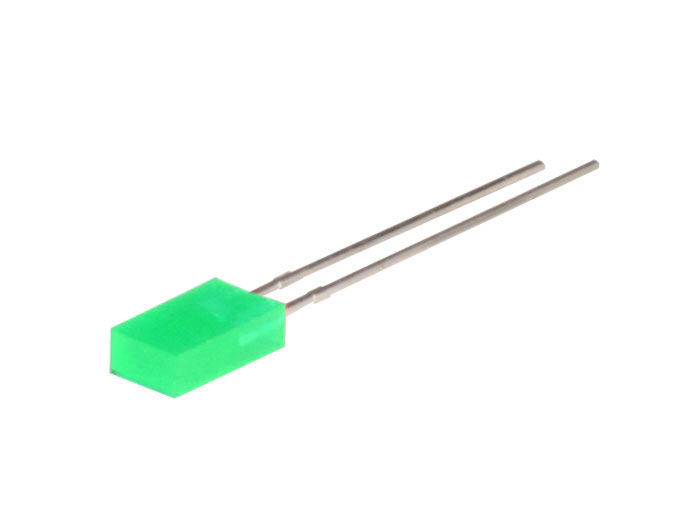 L-56BGD Verde 5MM LED intermitente Pack 2
