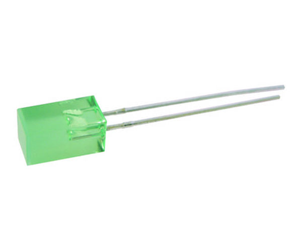 WO3205V - Diodo LED Cuadrado 5 x 2 mm - Difuso Verde