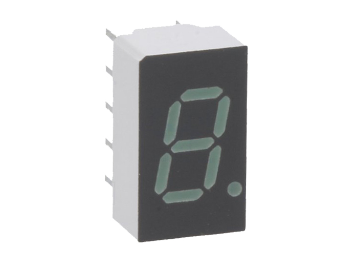 Common Cathode 7 Segment LED Display - 7.62 mm - Green - HDSP-7803