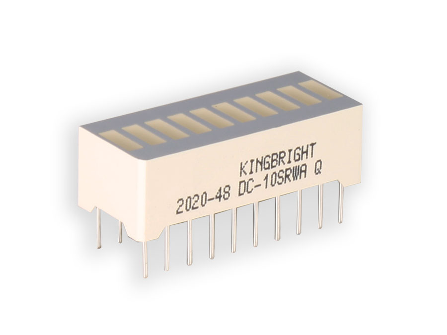 Affichage LED Barre 10 Segments - Rouge