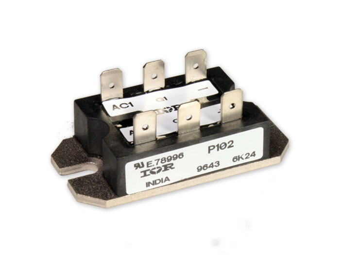 THP102 - PUENTE RECTIFICADOR CONTROLADO 2 SCR 25A / 600V - P102