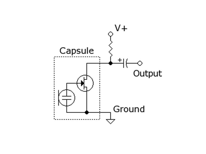 Bestar - Electret - Omnidirectional Capsule Microphone Printed Circuit Board - BCM9765P-44