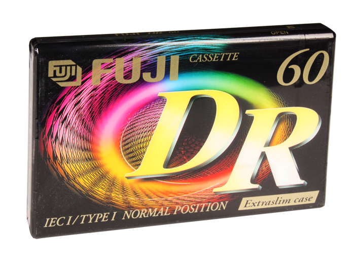 Fuji DR-60 - TYPE I - Virgen Cassette Tape 60 Minutes
