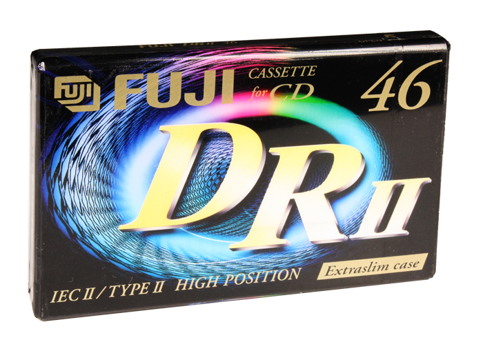 Fuji DRII-46 - Fita cassete Virgem - 46 minutos - TYPE II