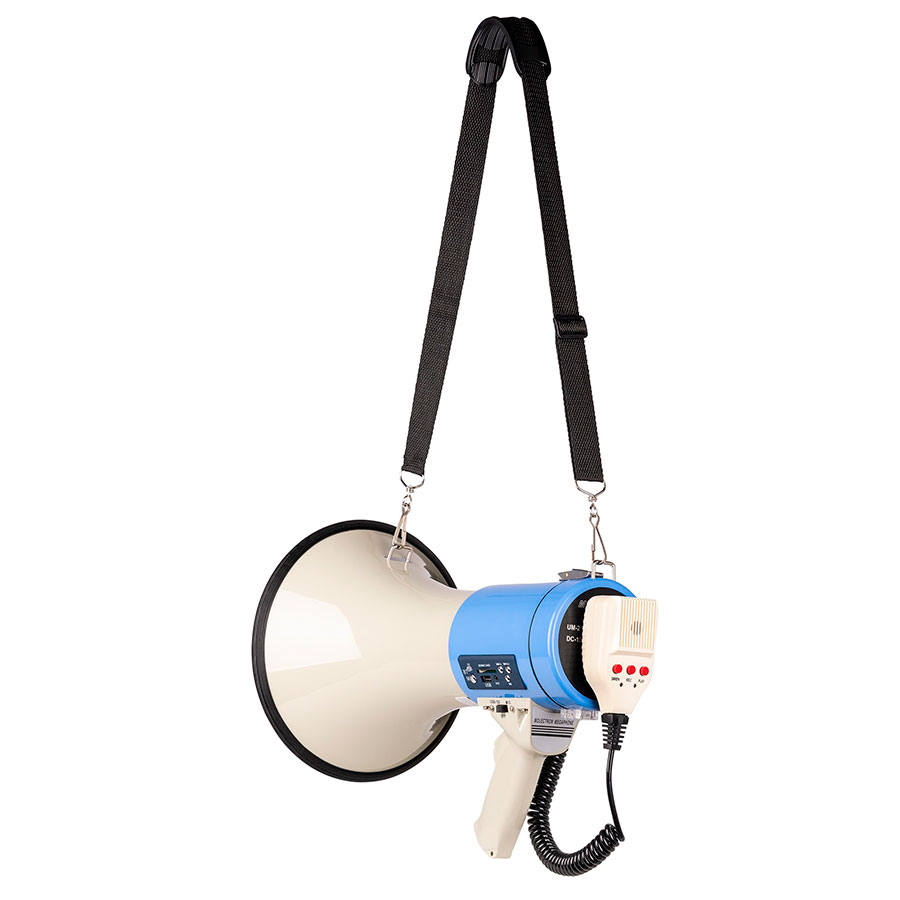 Vonyx MEG060 - Megafono de Potencia 60W con Microfono de Mano, USB, Tarjeta SD y BT - 952.014