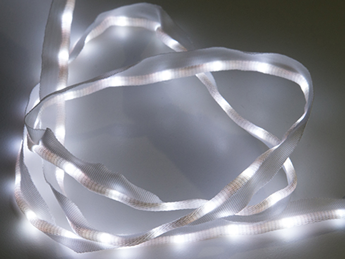 Sparkfun COM-14139 - Tejido Cinta de Led Cosible 50 Leds - 1 Metro Blanco